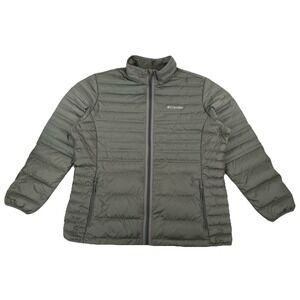 Columbia 650 Down Puffer Jacket Women's Plus Size 1X Full Zip *Stains